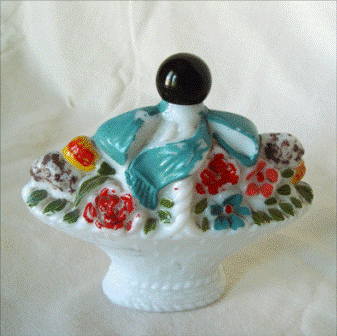 Anonyme - Panier de fleurs