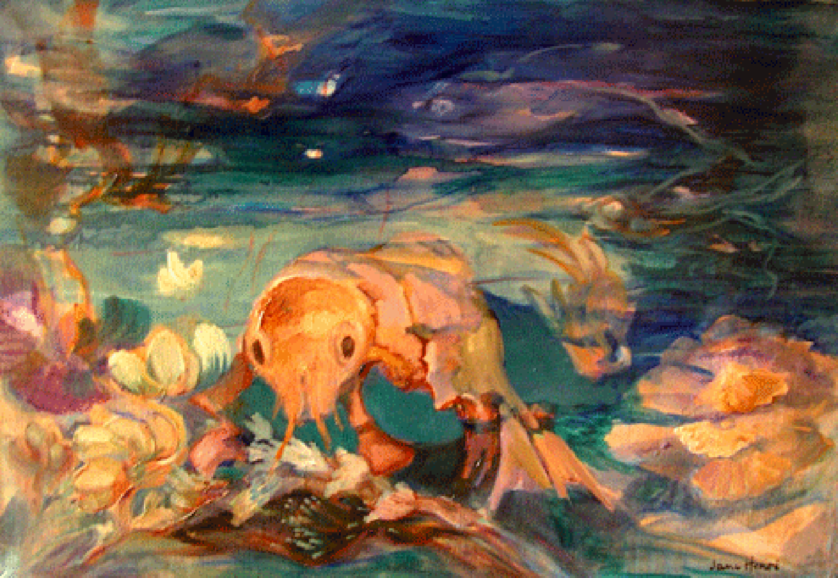 Jane Henri -  L'aquarium
