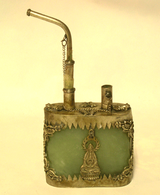 Pipe � opium en jade