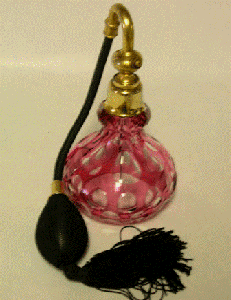 Vaporisateur - Verre � bulles rouges