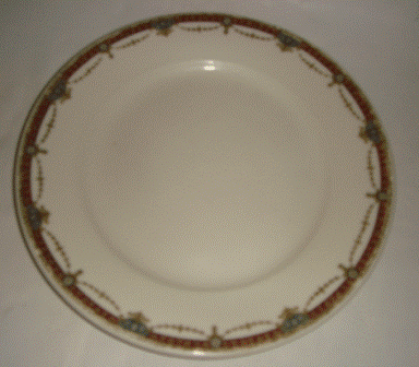 Assiette en fa�ence populaire