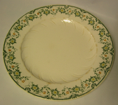 Longwy - Assiette d�cor�e