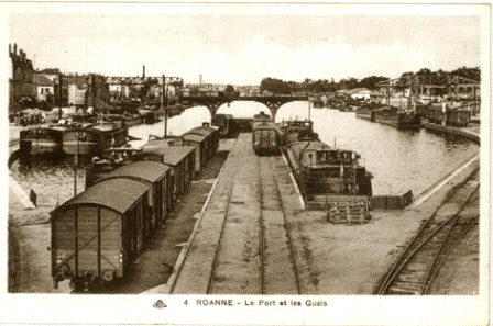 Roanne, le port et ses quais