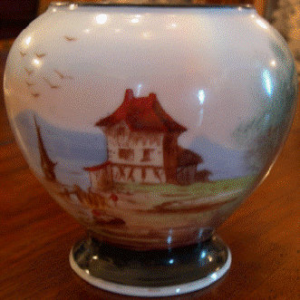 Vase d�cor� Napol�on III