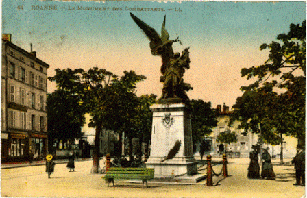 Roanne, la place Cl�menceau